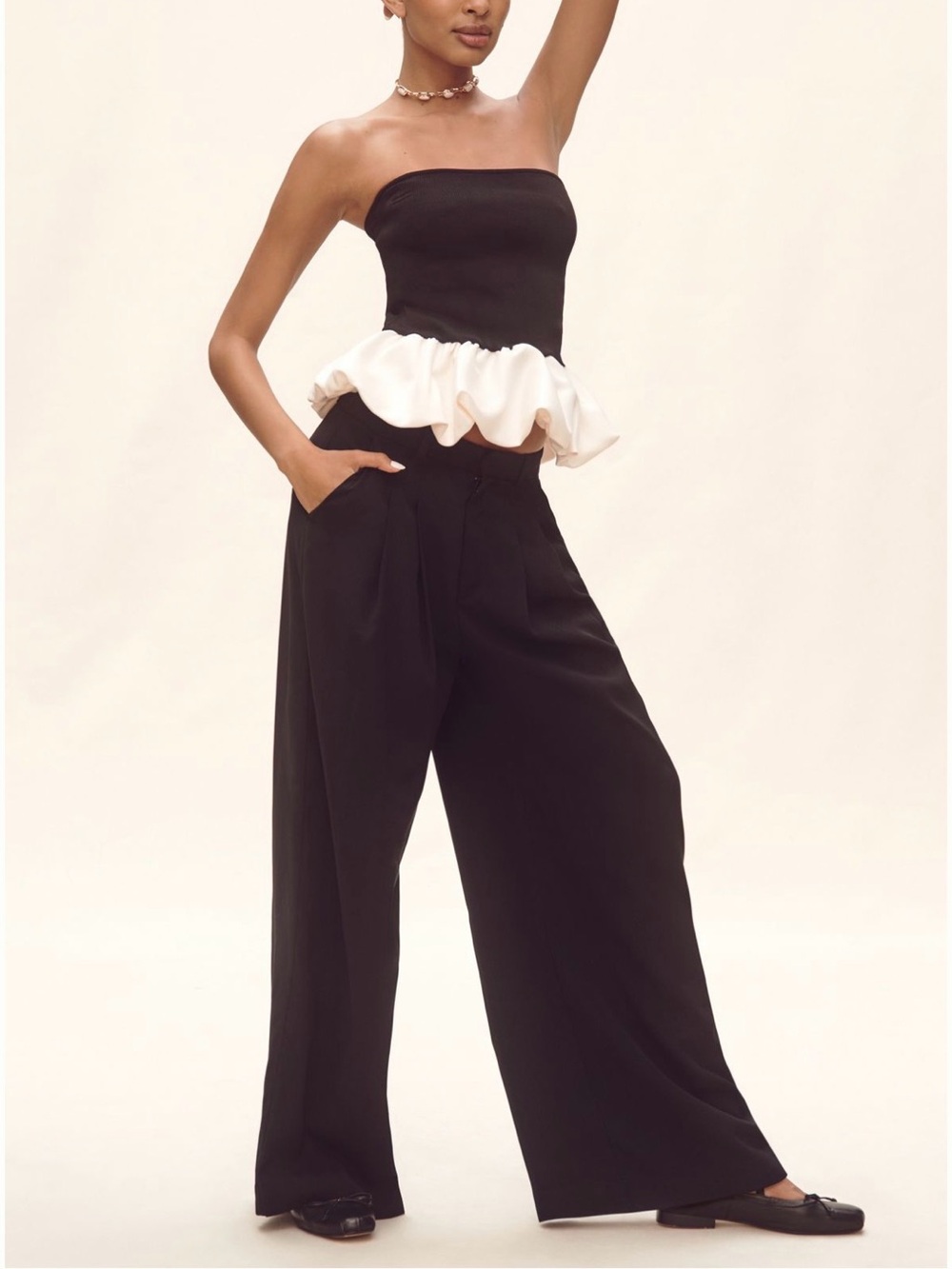 MAEVE • The Avery Elastic Back Trouser Pants